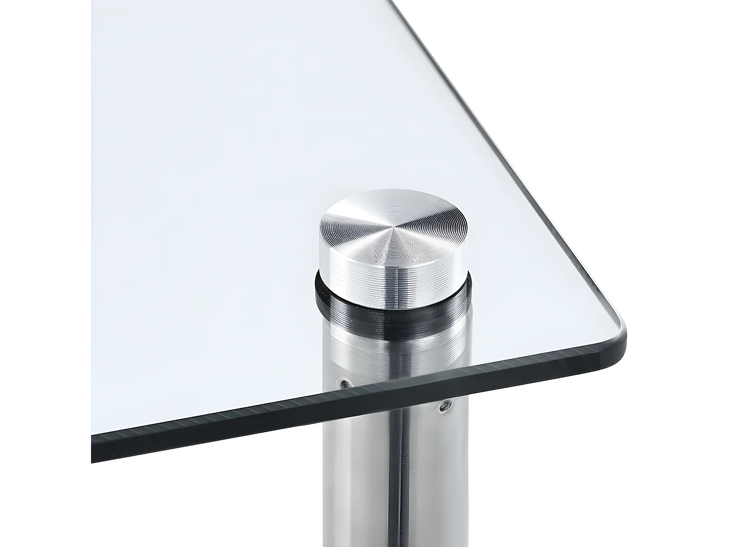 Étagère à 6 niveaux Transparent 40x40x160 Verre trempé