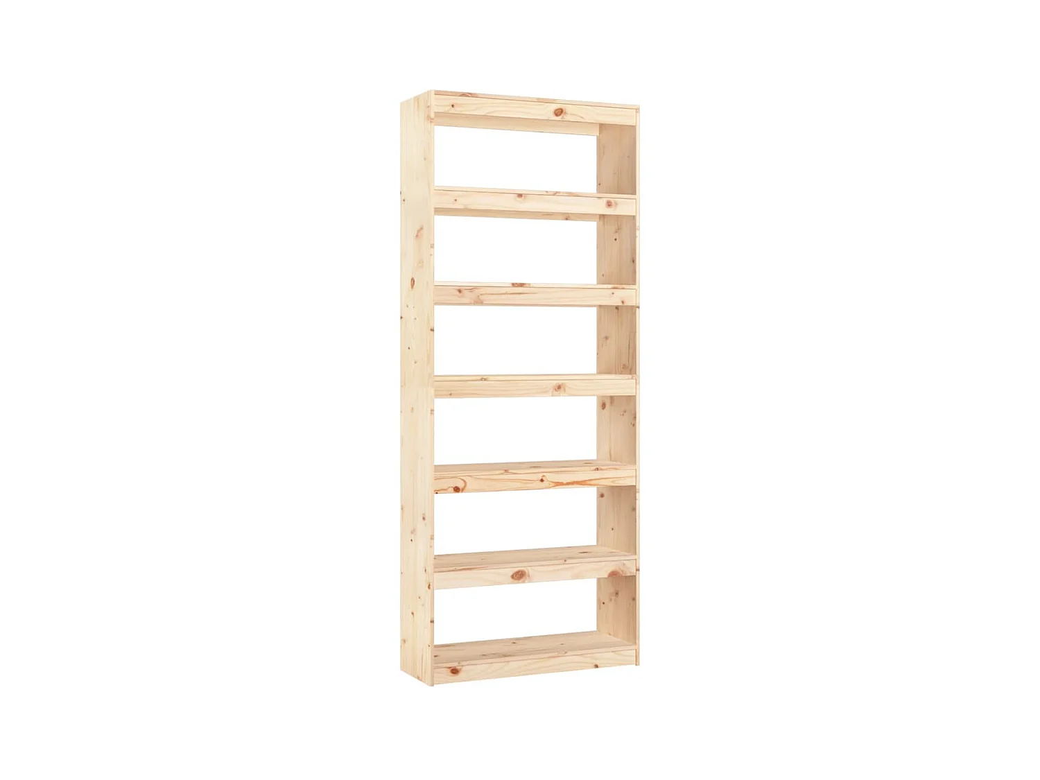 Bibliothèque-Séparateur de pièce 80x30x199,5 Pin massif