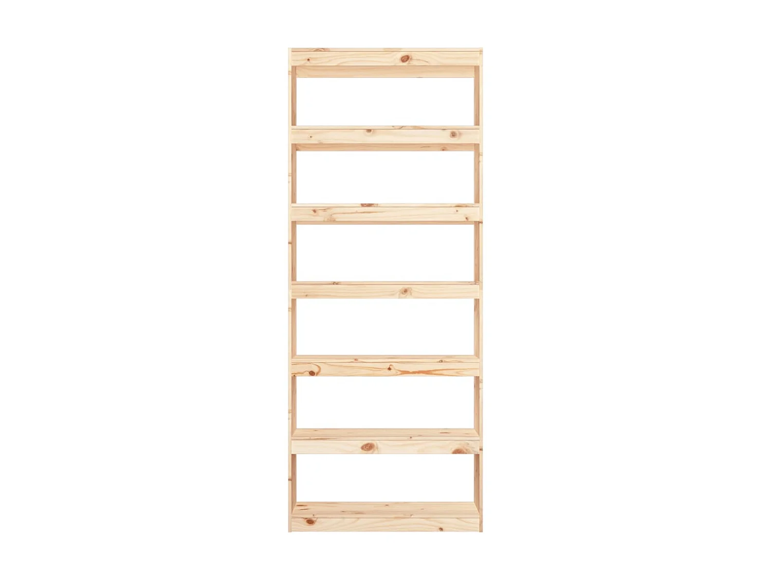 Bibliothèque-Séparateur de pièce 80x30x199,5 Pin massif