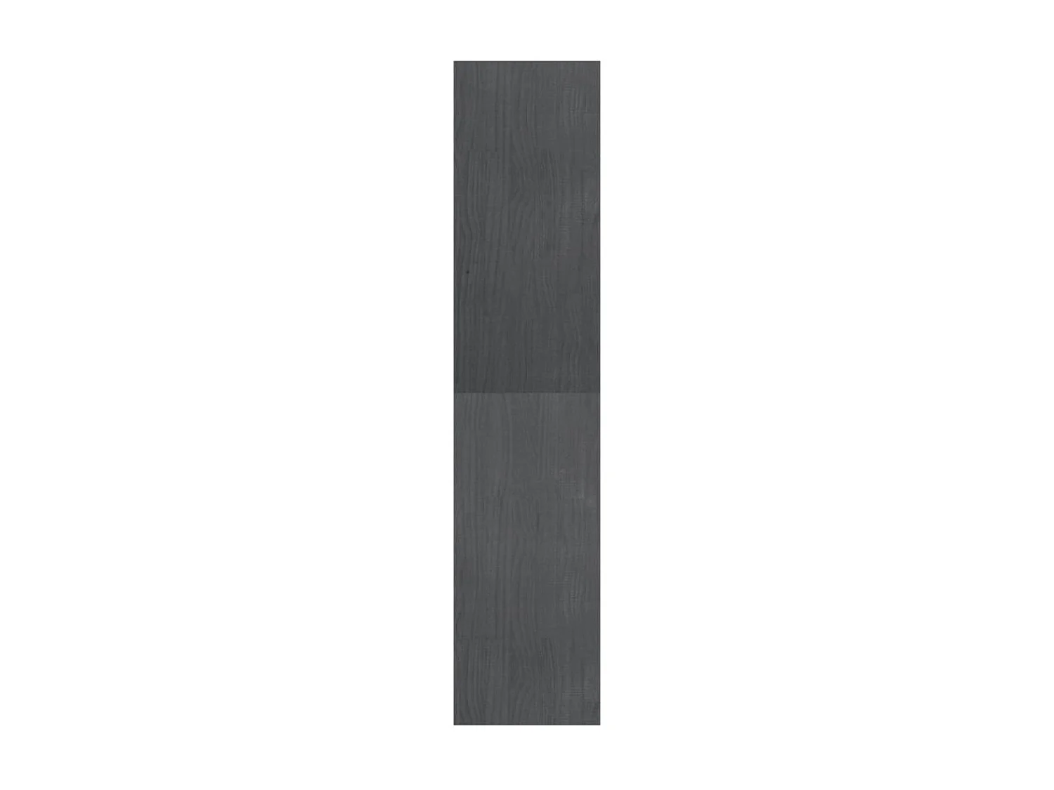 Bibliothèque-Séparateur de pièce Gris 40x30x135,5 Pin massif