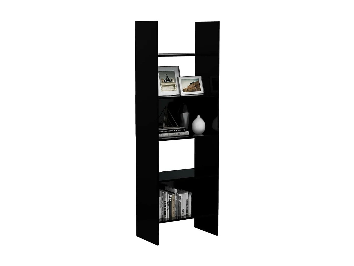 Bibliothèque Noir 60x35x180