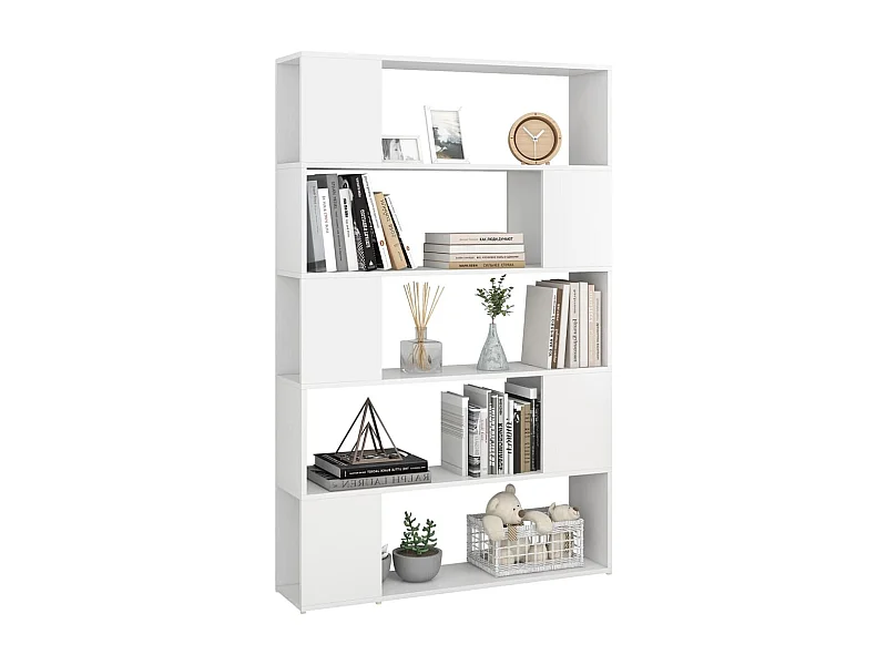 Bibliothèque Séparateur de pièce Blanc 100x24x155