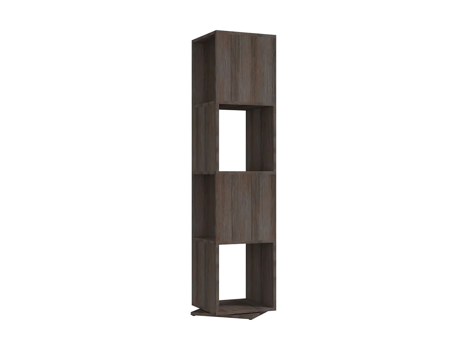 Armoire rotative Gris et chêne 34,5x34,5x147,5