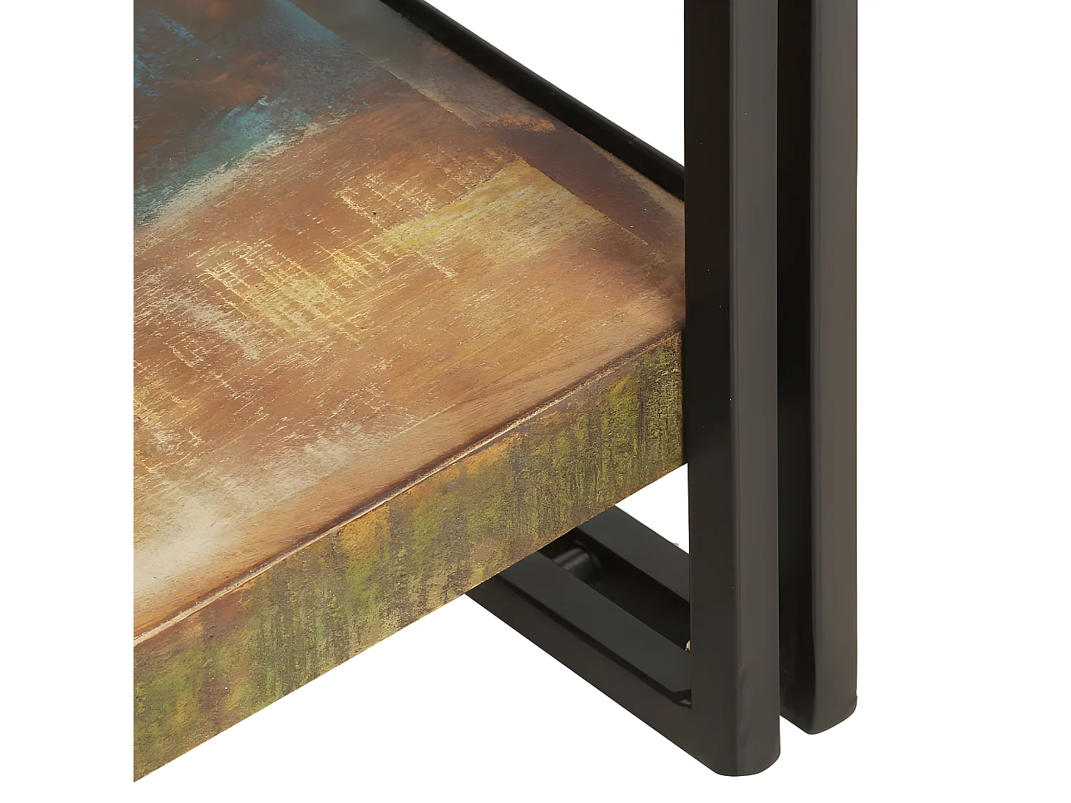 Bibliothèque 5 niveaux 40x30x180 Bois de récupération massif