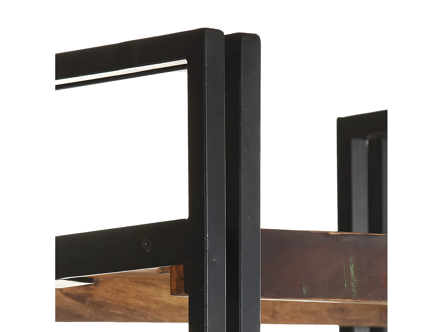 Bibliothèque 5 niveaux 40x30x180 Bois de récupération massif