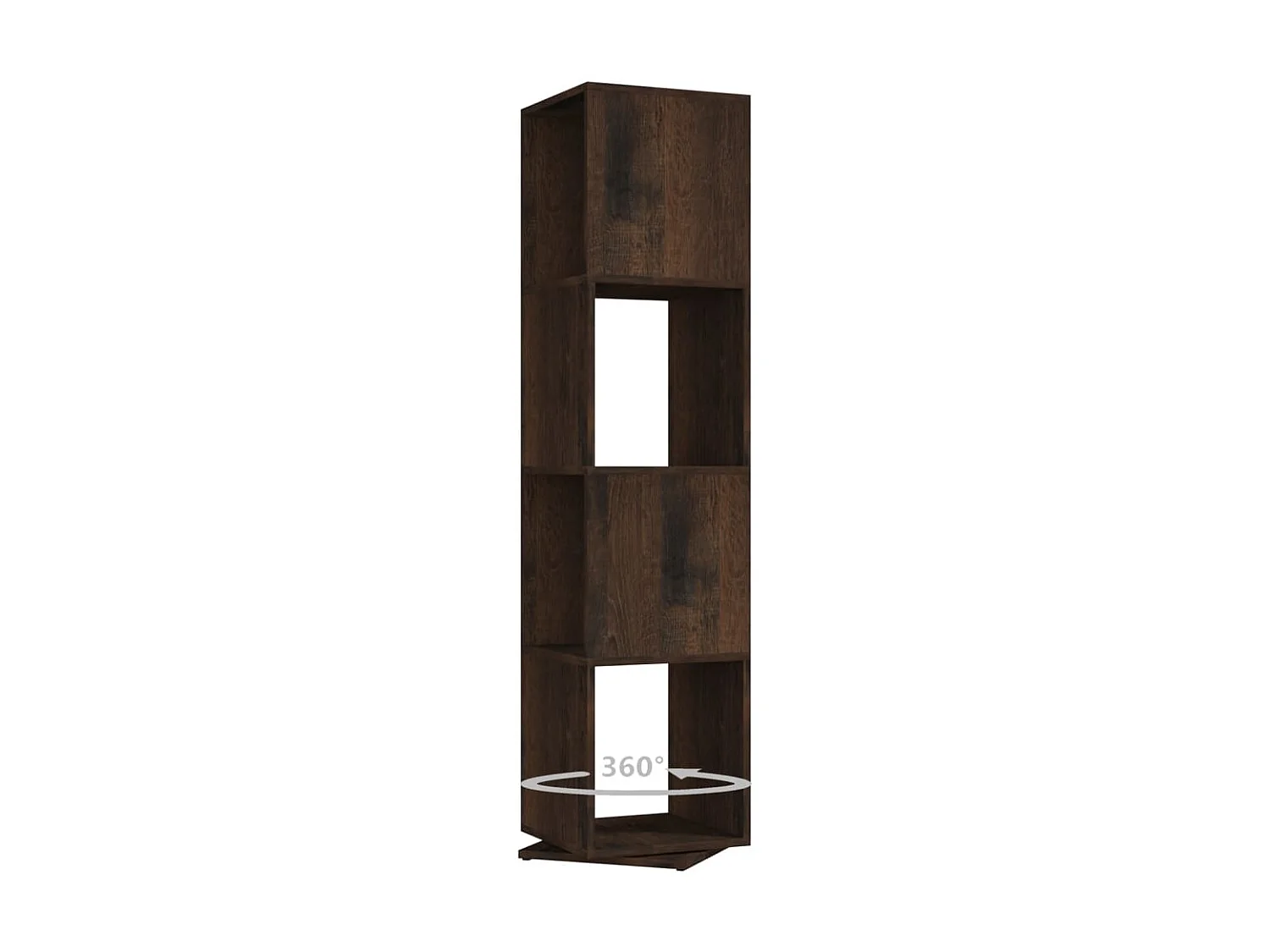 Armoire rotative Chêne fumé 34,5x34,5x147,5