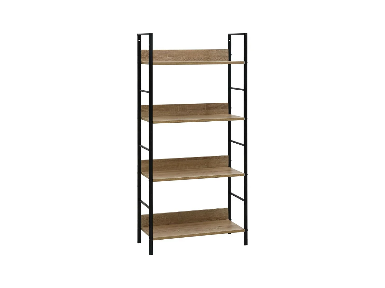 Bibliothèque à 4 niveaux Chêne 60x27,6x124,5