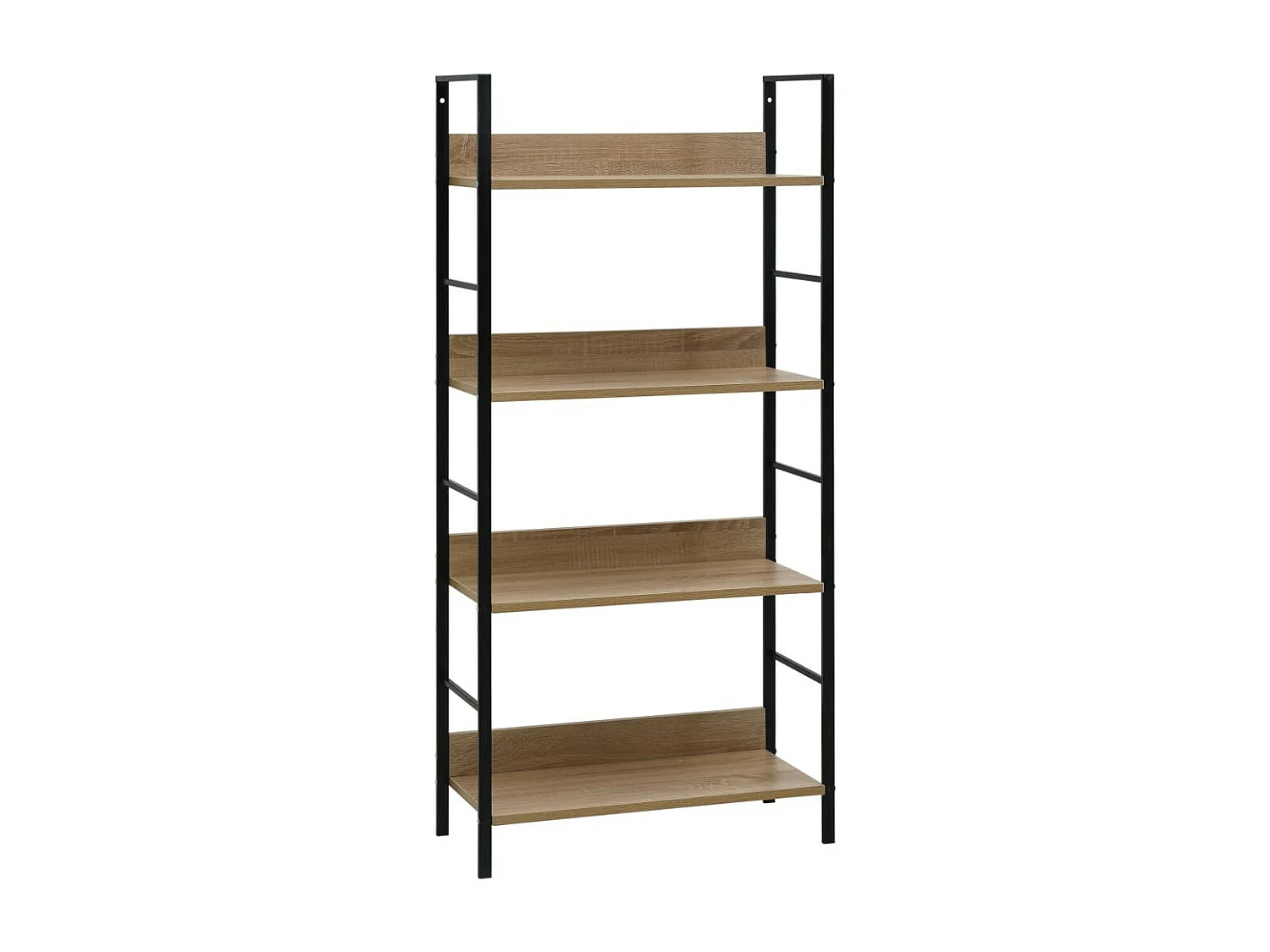 Bibliothèque à 4 niveaux Chêne 60x27,6x124,5