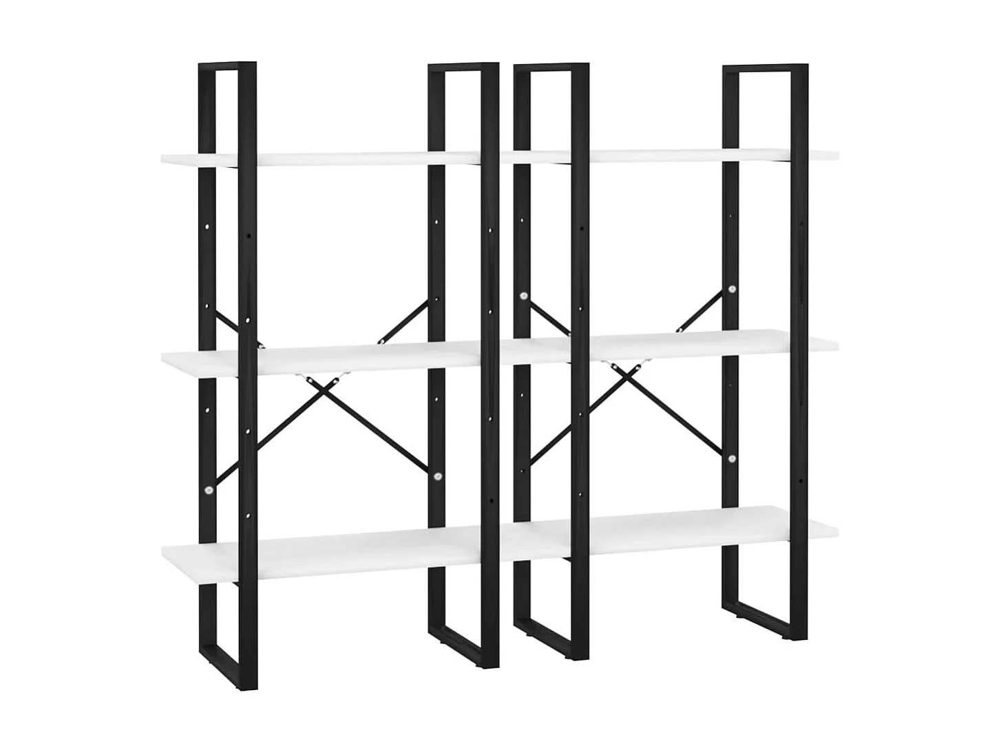Étagère de rangement Blanc 60x30x210 Bois d'ingénierie