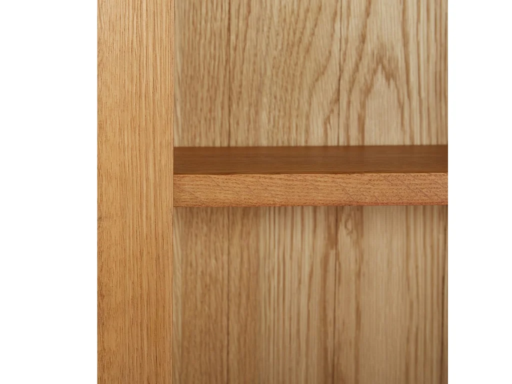 Bibliothèque 45x22,5x82 Bois de chêne massif