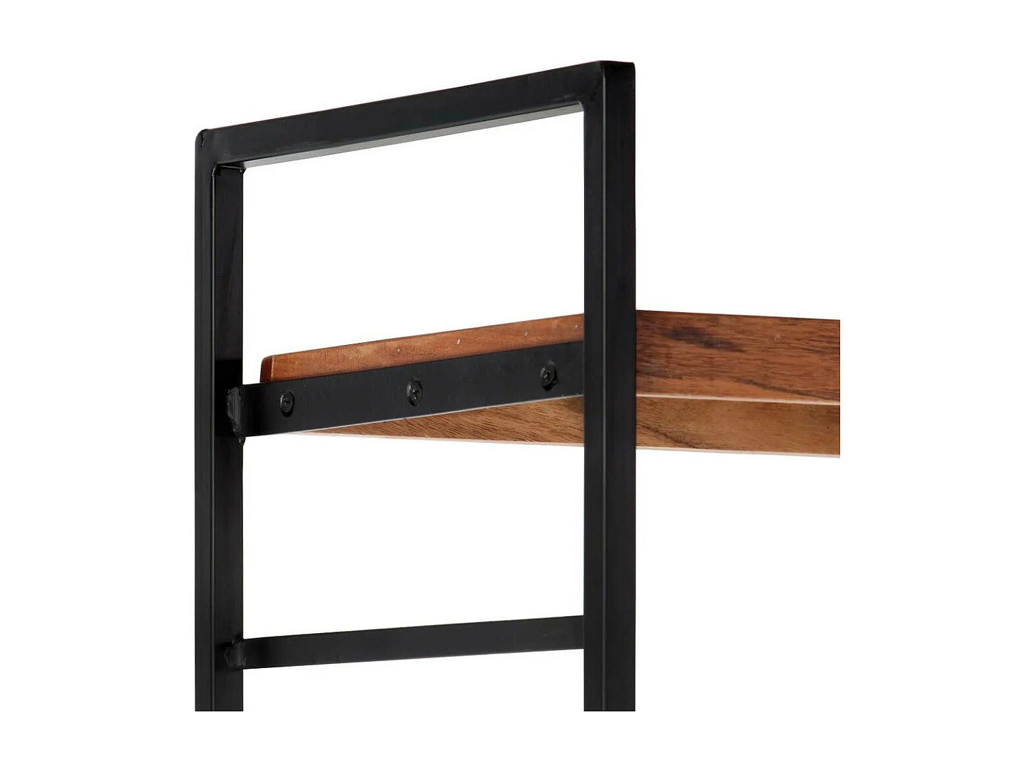 Bibliothèque à 4 niveaux 80x30x180 Bois d'acacia massif