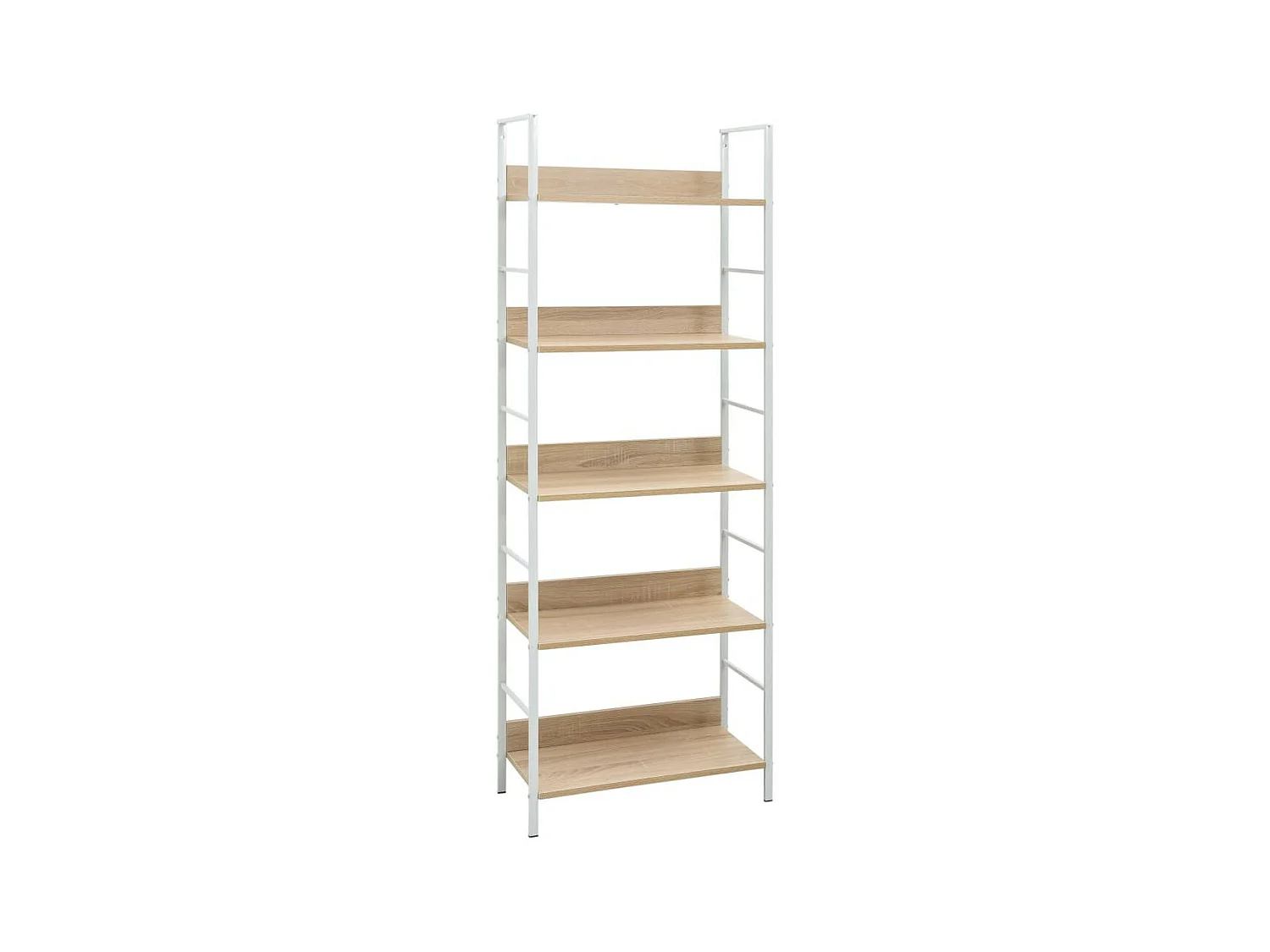Bibliothèque à 5 niveaux Chêne 60x27,6x158,5