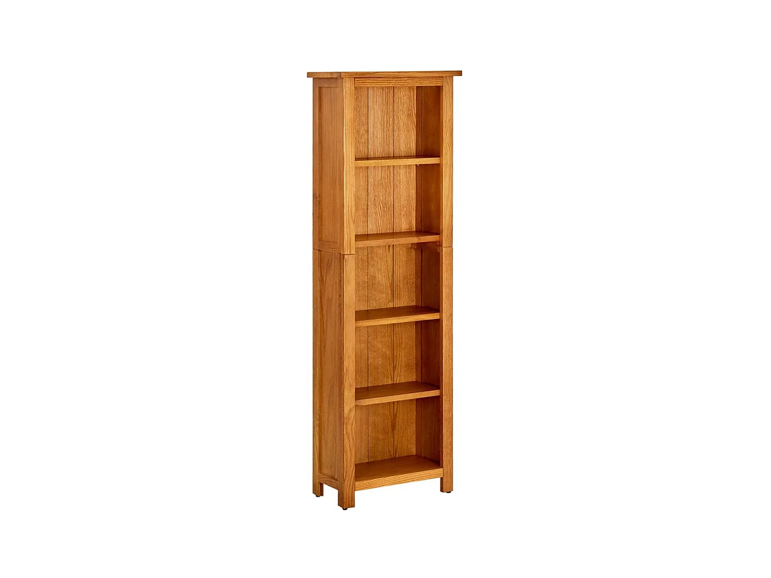 Bibliothèque à 5 étagères 45x22x140 Bois de chêne massif