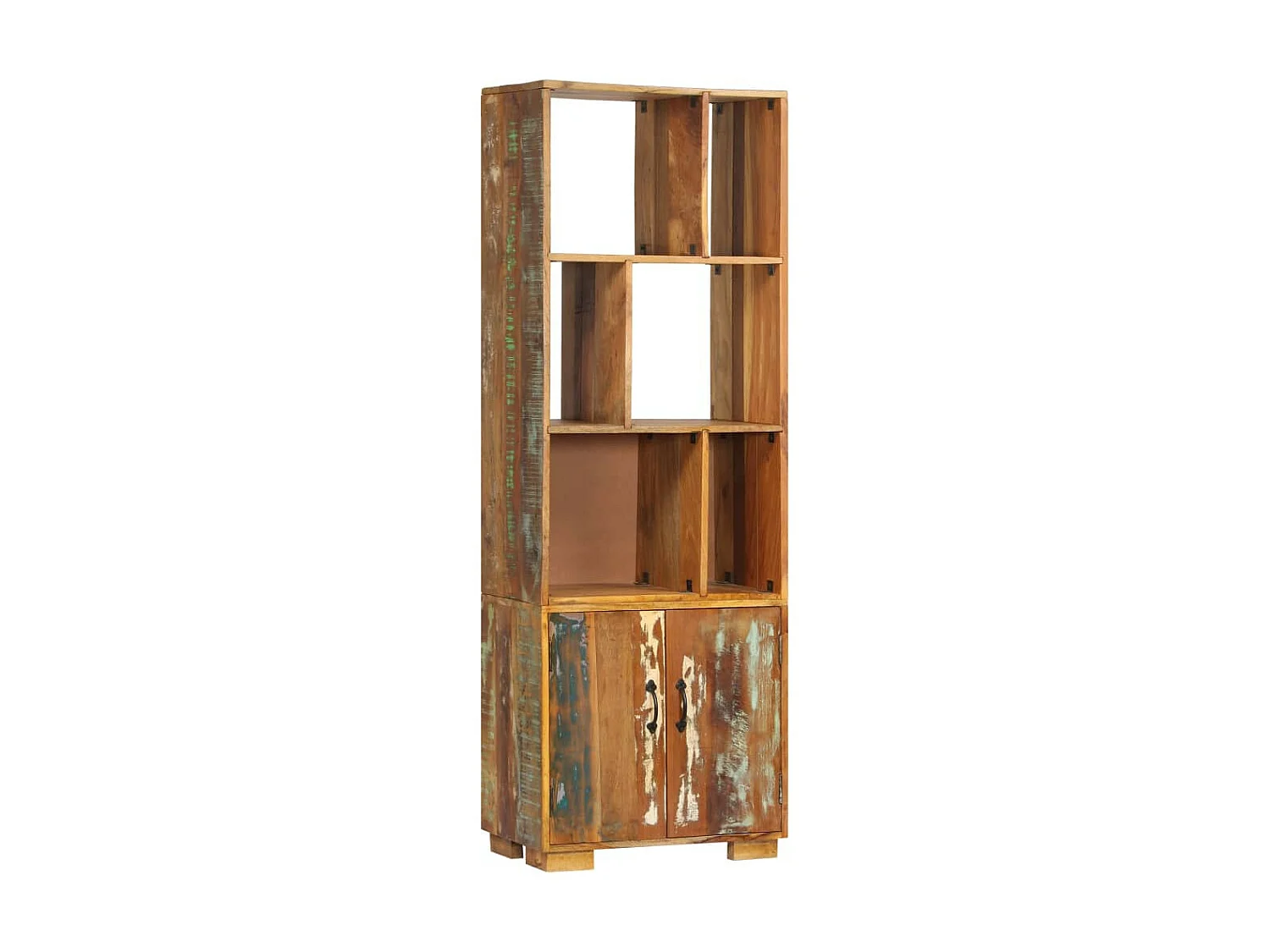 Bibliothèque 60x35x180 Bois de récupération solide