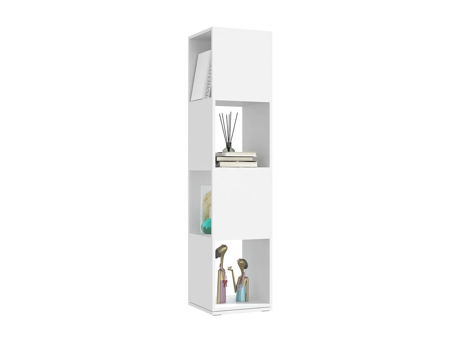 Armoire rotative Blanc 34,5x34,5x147,5