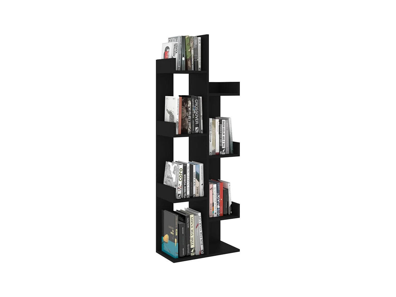 Bibliothèque Noir 48x25,5x140