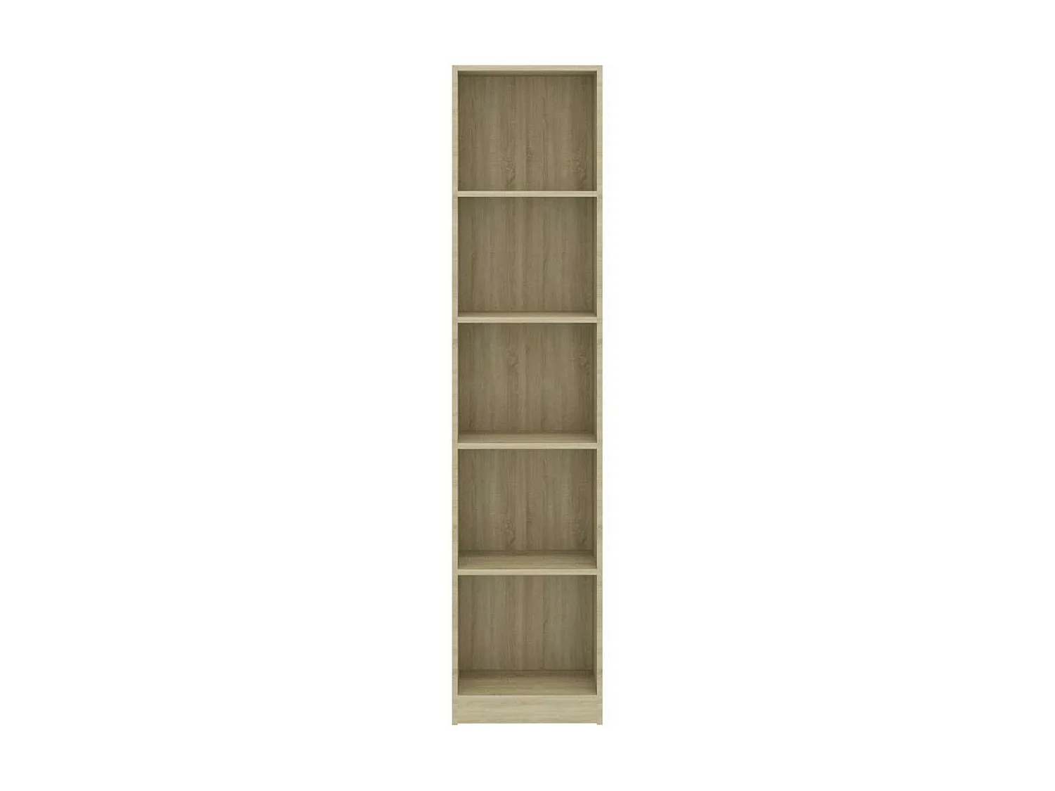 Bibliothèque à 5 niveaux Chêne sonoma 40x24x175