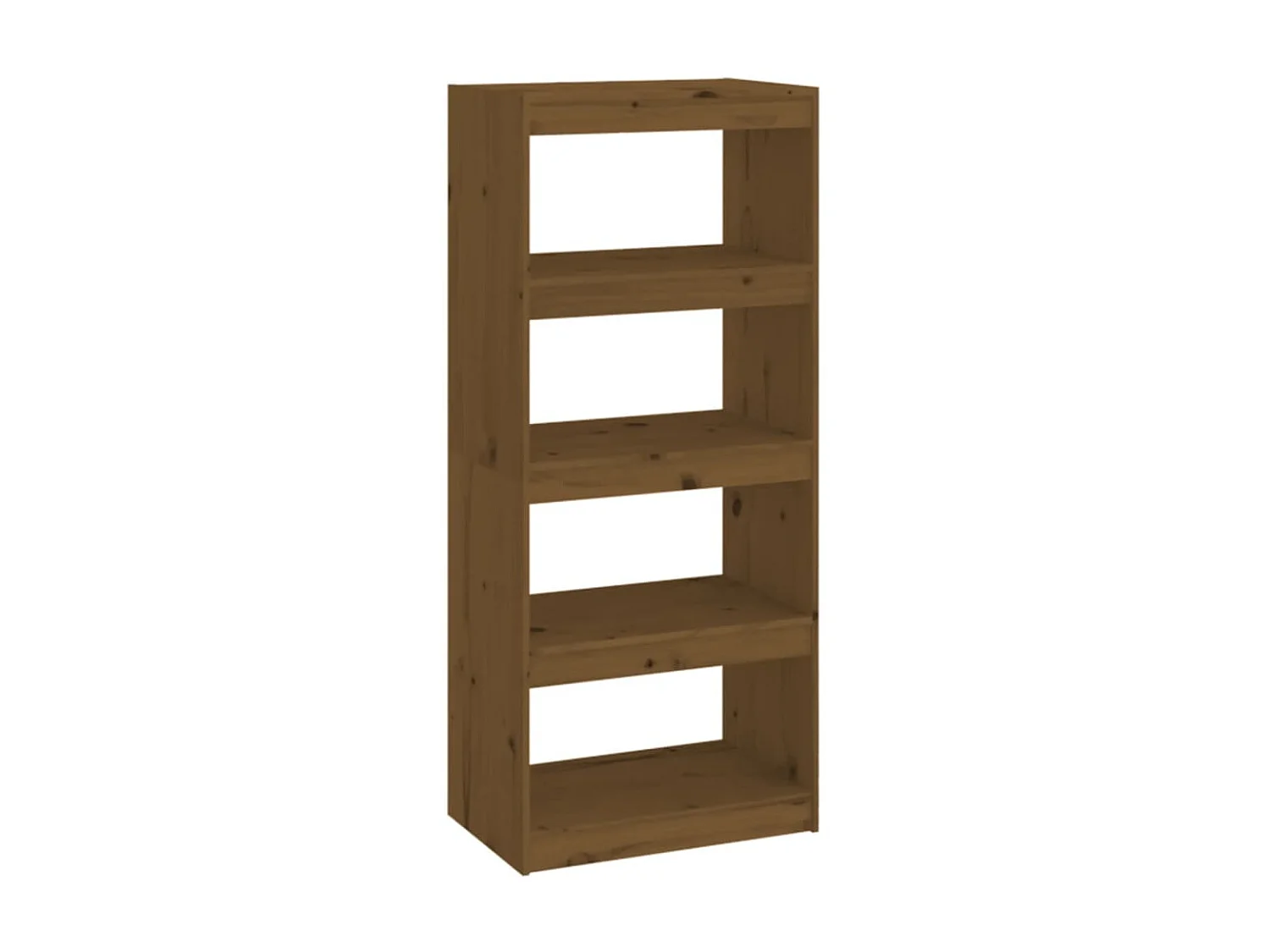 Bibliothèque-Séparateur de pièce Marron miel 60x30x135,5 Pin