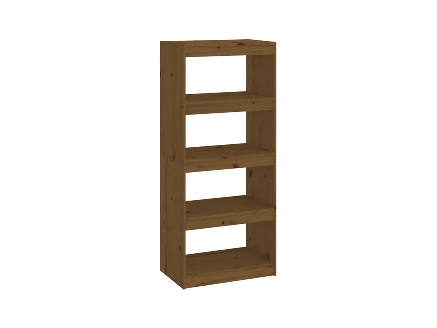 Bibliothèque-Séparateur de pièce Marron miel 60x30x135,5 Pin