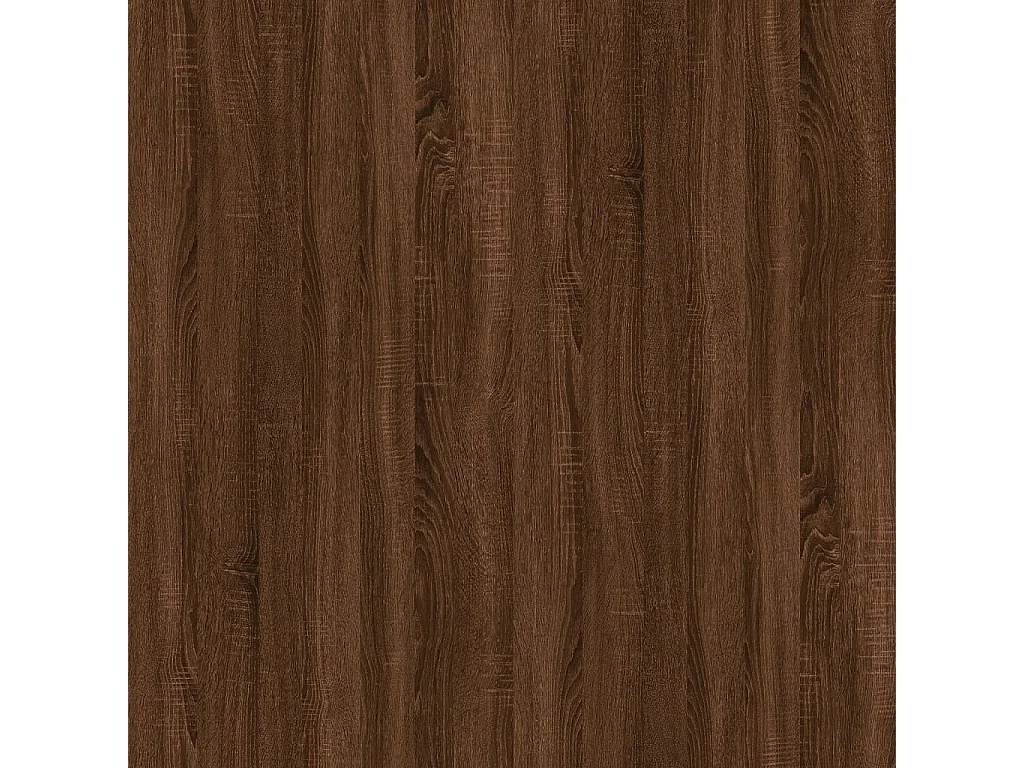 Bibliothèque-Cloison Chêne marron 80x24x192 Bois d'ingénierie