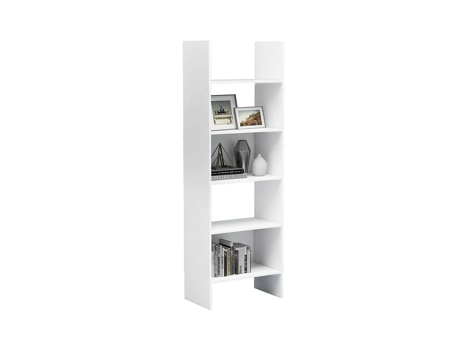 Bibliothèque Blanc 60x35x180 2