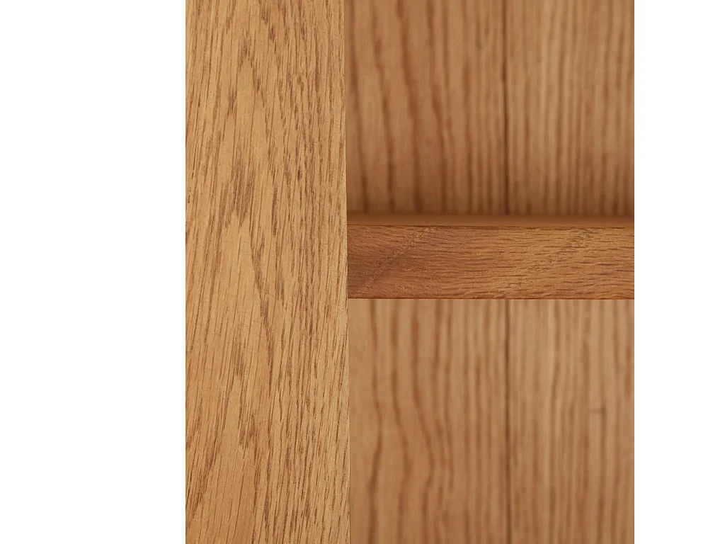 Bibliothèque à 7 niveaux 90x22,5x200 Bois de chêne massif