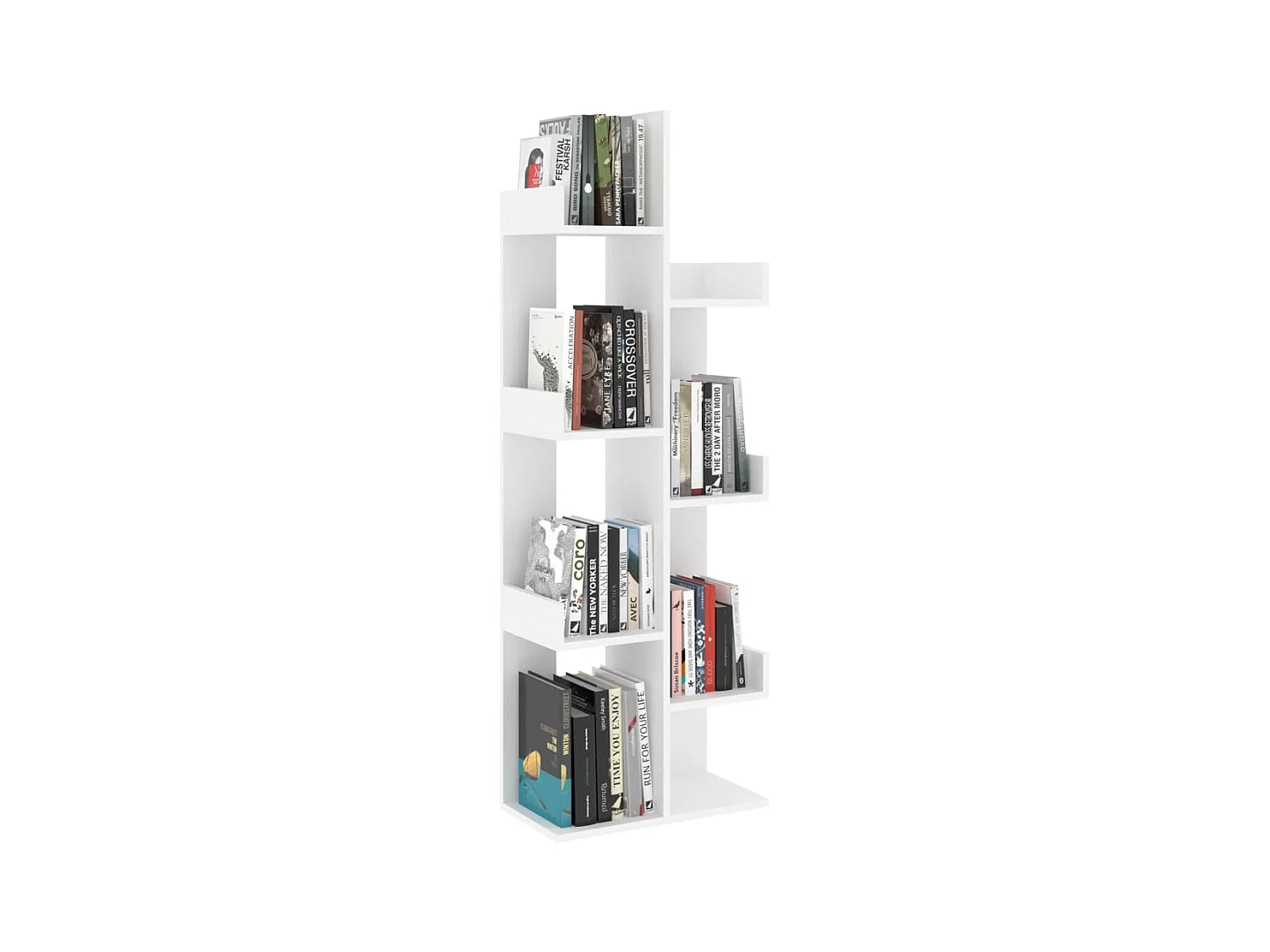 Bibliothèque Blanc 48x25,5x140