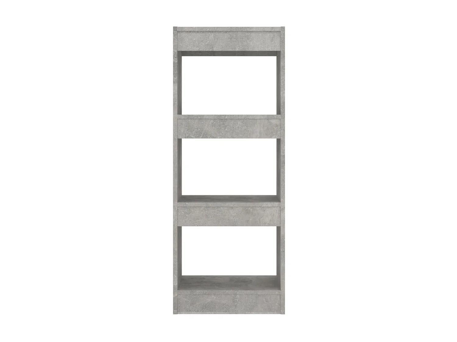 Bibliothèque-Séparateur de pièce Gris béton 40x30x103