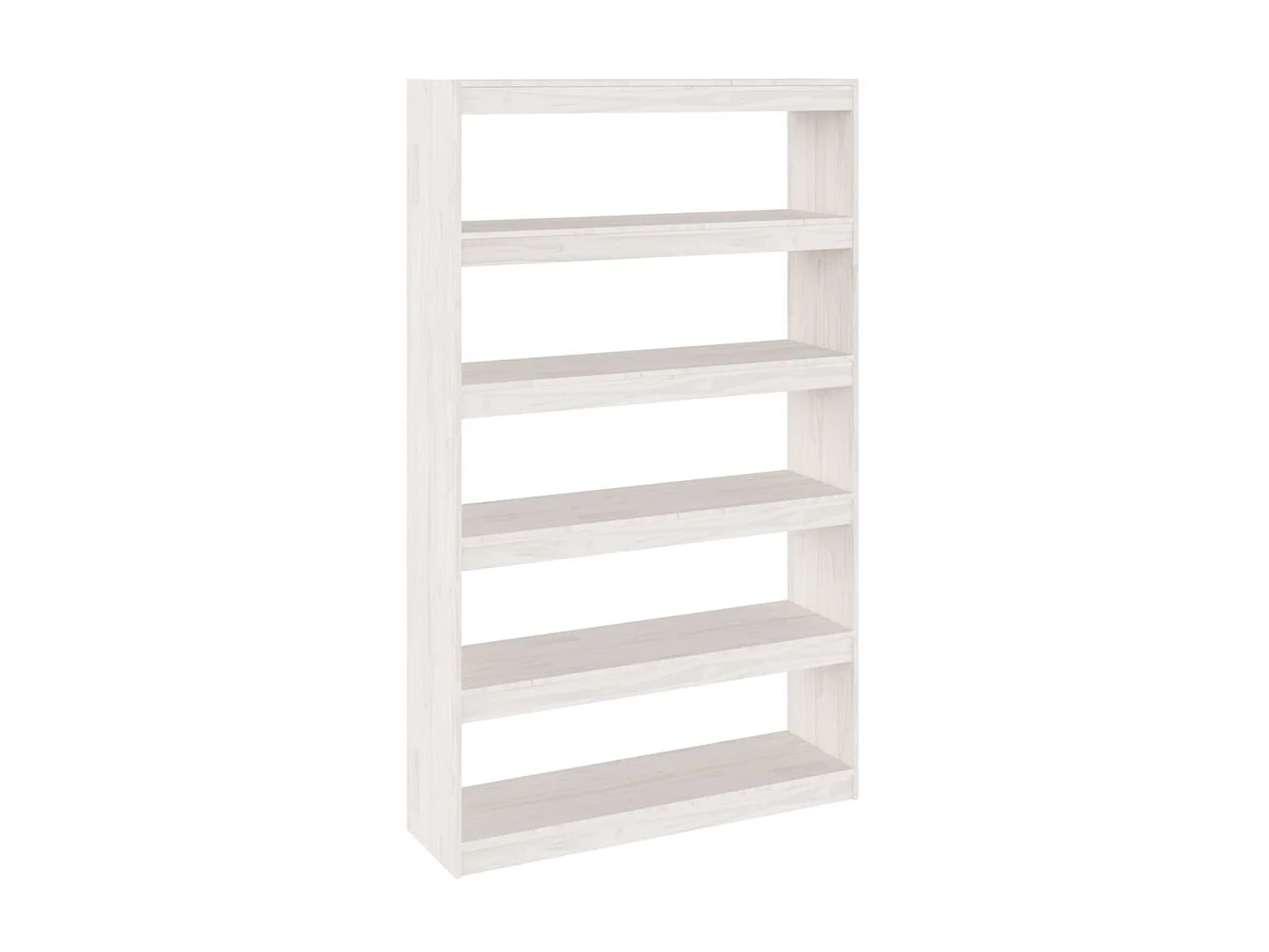Bibliothèque-Séparateur de pièce Blanc 100x30x167,5 Pin