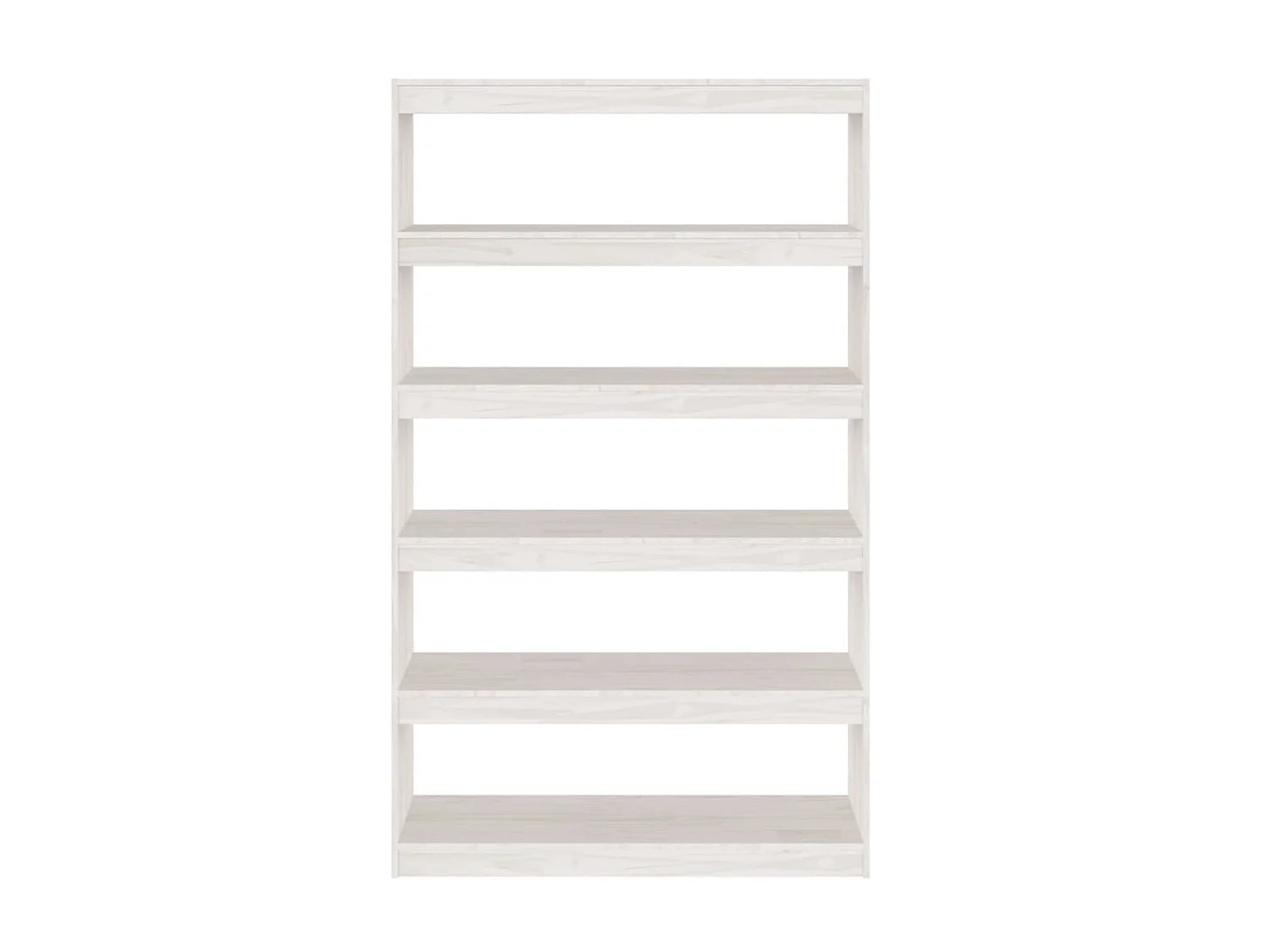 Bibliothèque-Séparateur de pièce Blanc 100x30x167,5 Pin