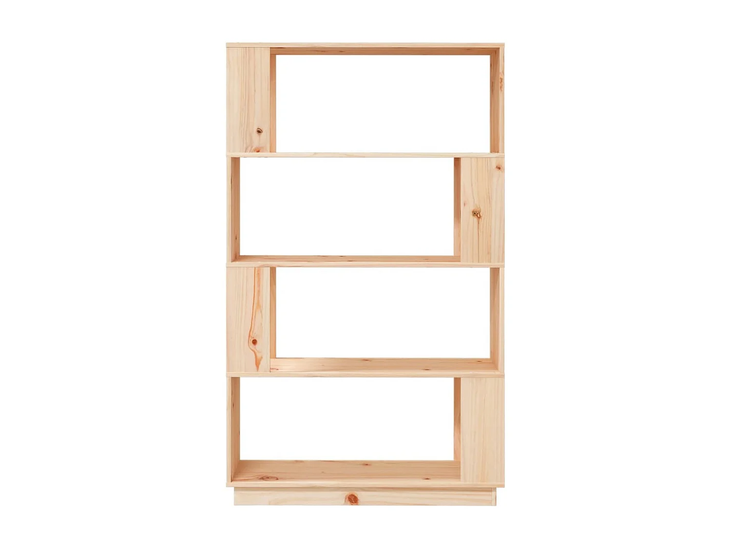 Bibliothèque-Séparateur de pièce 80x25x132 Pin solide
