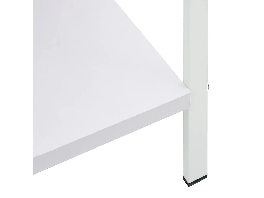 Bibliothèque à 5 niveaux Blanc 60x27,6x158,5