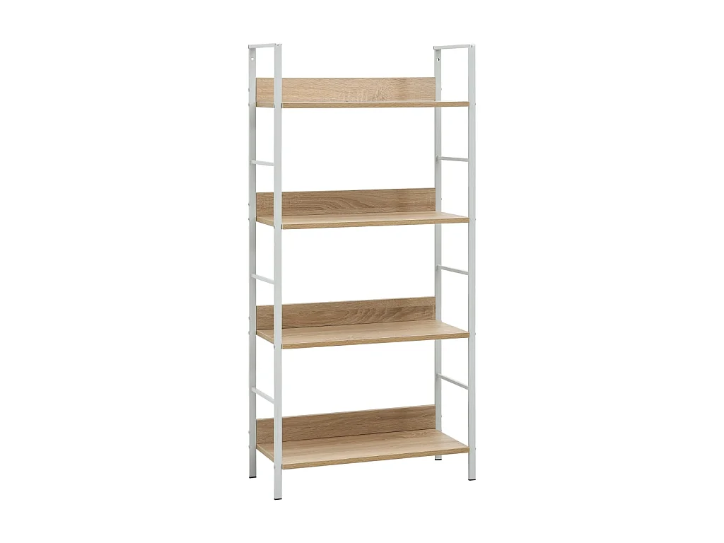 Bibliothèque à 4 niveaux Chêne 60x27,6x124,5 2