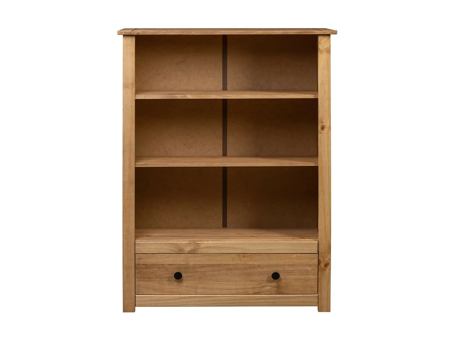 Bibliothèque 80x35x110 Bois de pin massif Assortiment Panama