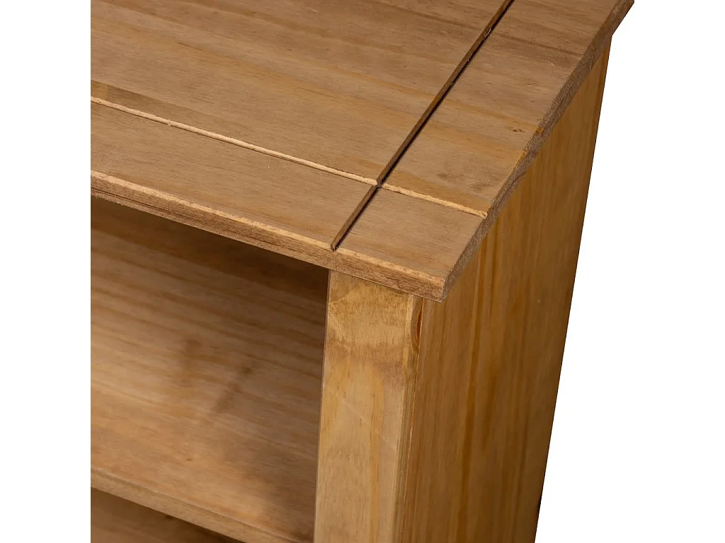 Bibliothèque 80x35x110 Bois de pin massif Assortiment Panama
