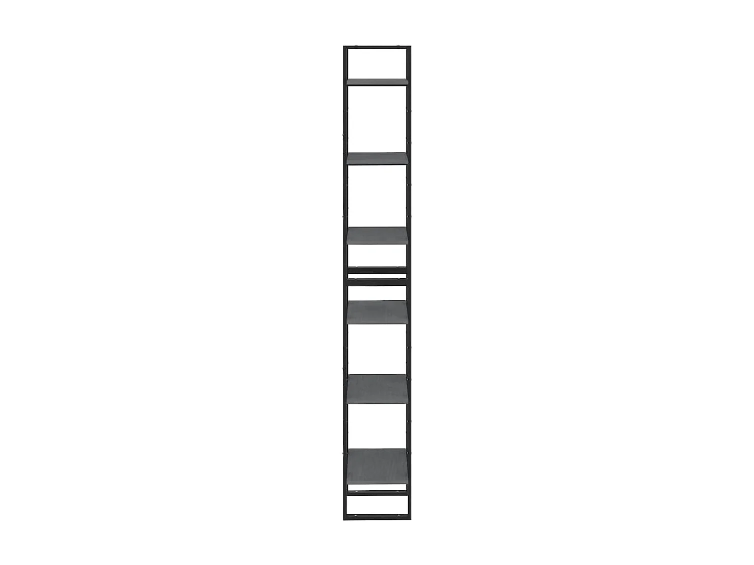 Armoire haute Gris 40x30x210 Bois de pin solide