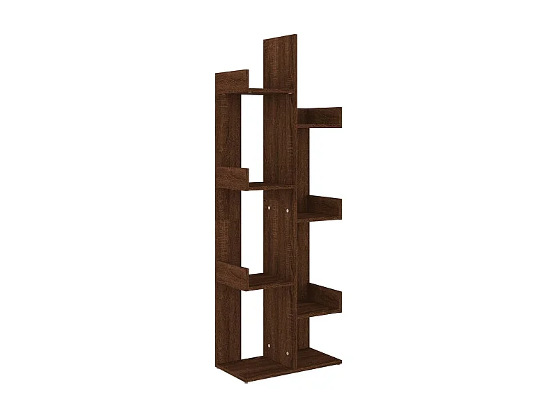 Bibliothèque 48x25,5x140 Chêne marron Bois d'ingénierie