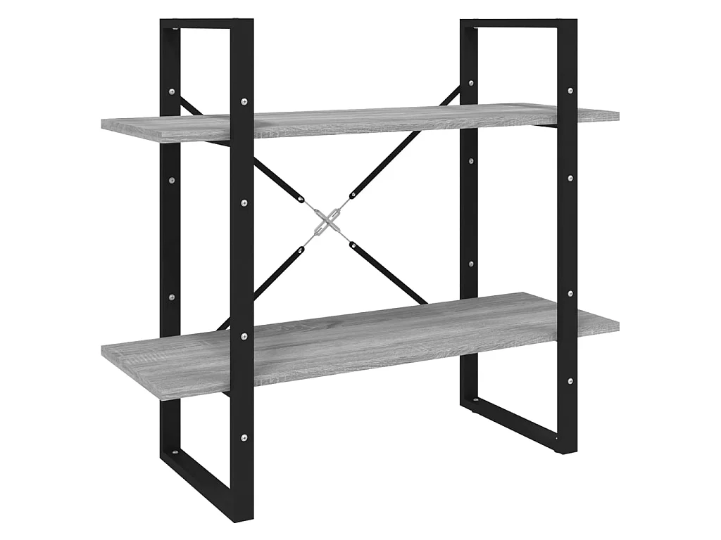 Bibliothèque 5 niveaux Sonoma 80x30x175 Bois d'ingénierie