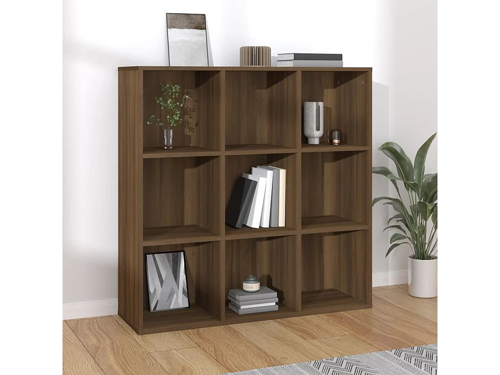 Armoire à livres Chêne marron 98x30x98 2