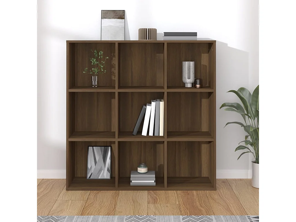 Armoire à livres Chêne marron 98x30x98 2