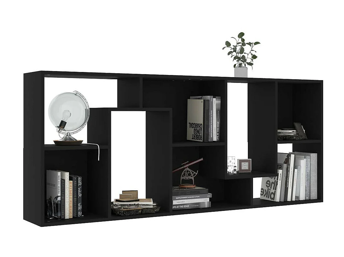 Bibliothèque Noir 67x24x161