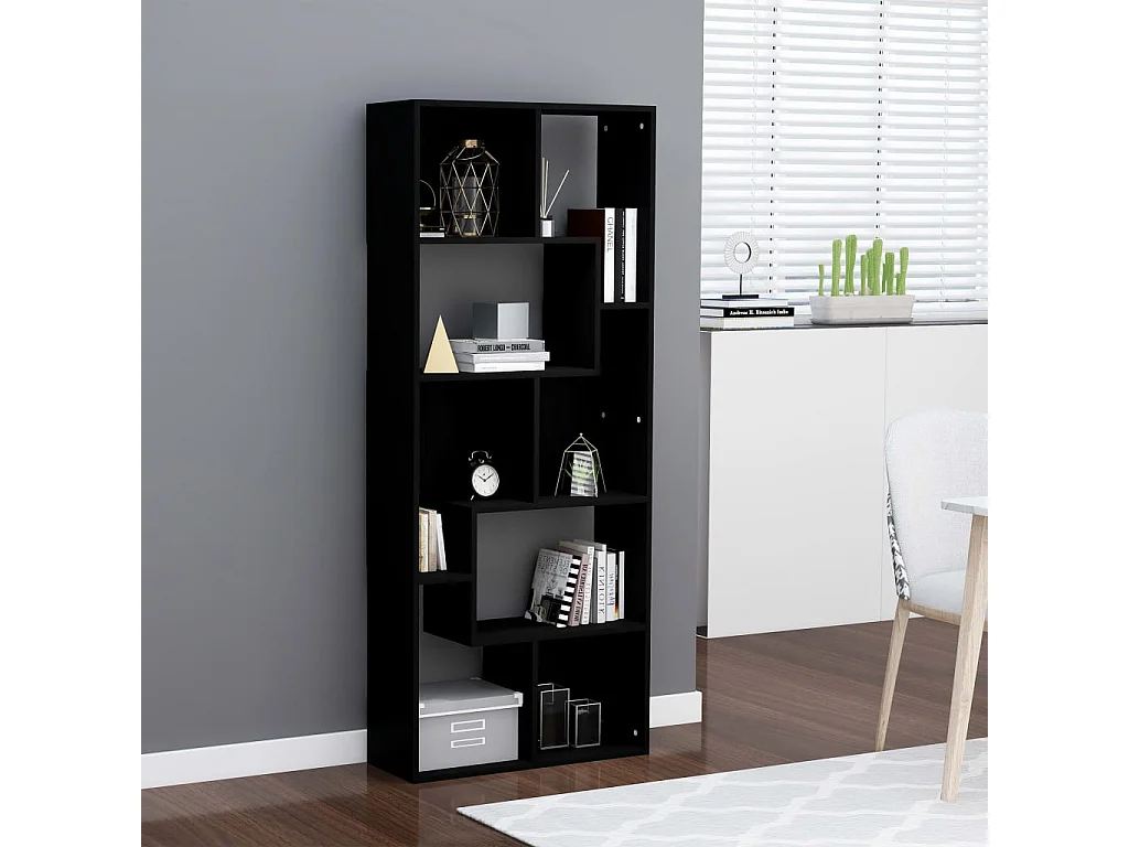 Bibliothèque Noir 67x24x161