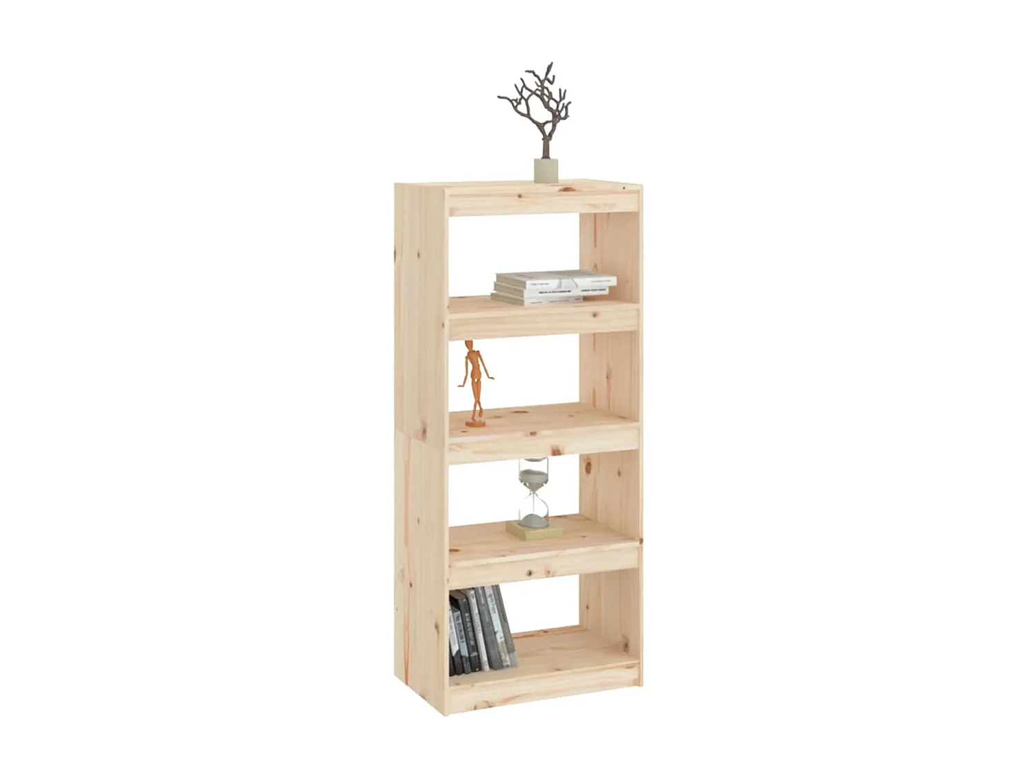 Bibliothèque-Séparateur de pièce 60x30x135,5 Bois de pin