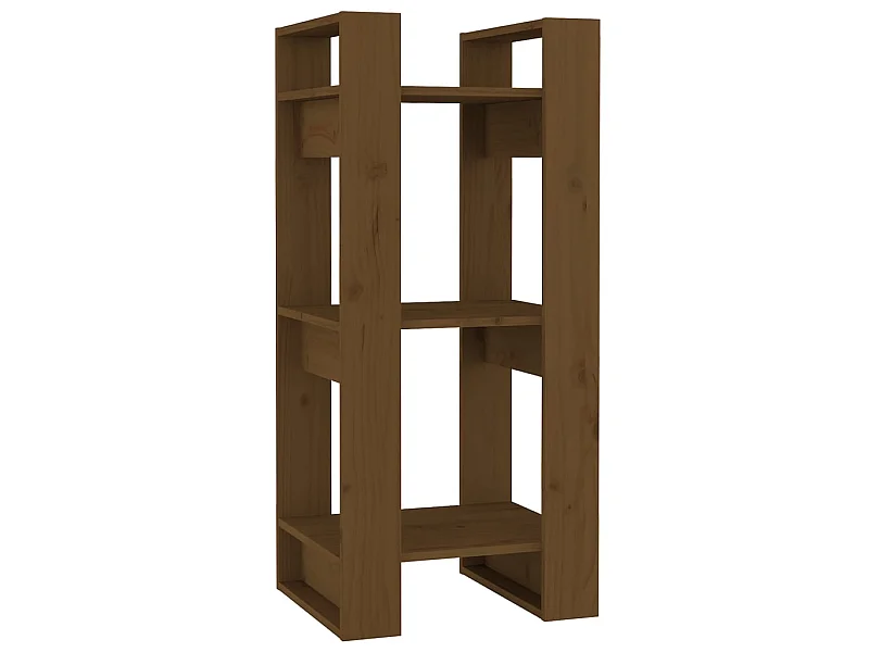 Bibliothèque-Cloison Marron miel 41x35x91 Bois massif
