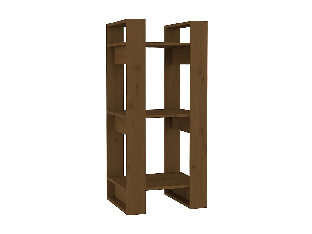 Bibliothèque-Cloison Marron miel 41x35x91 Bois massif