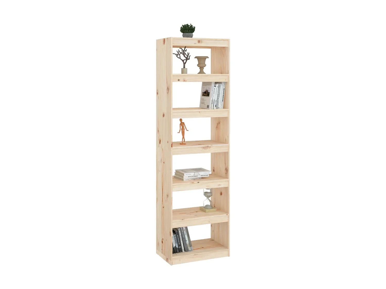 Bibliothèque-Séparateur de pièce 60x30x199,5 Bois de pin