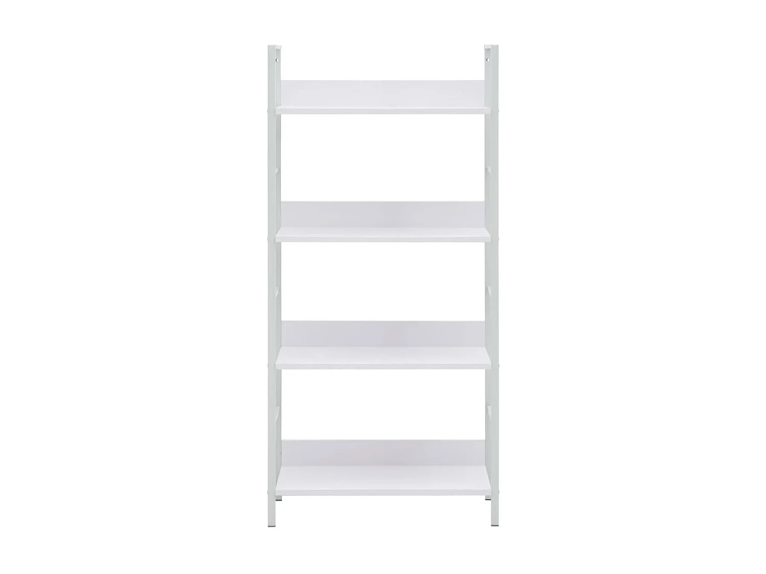 Bibliothèque à 4 niveaux Blanc 60x27,6x124,5