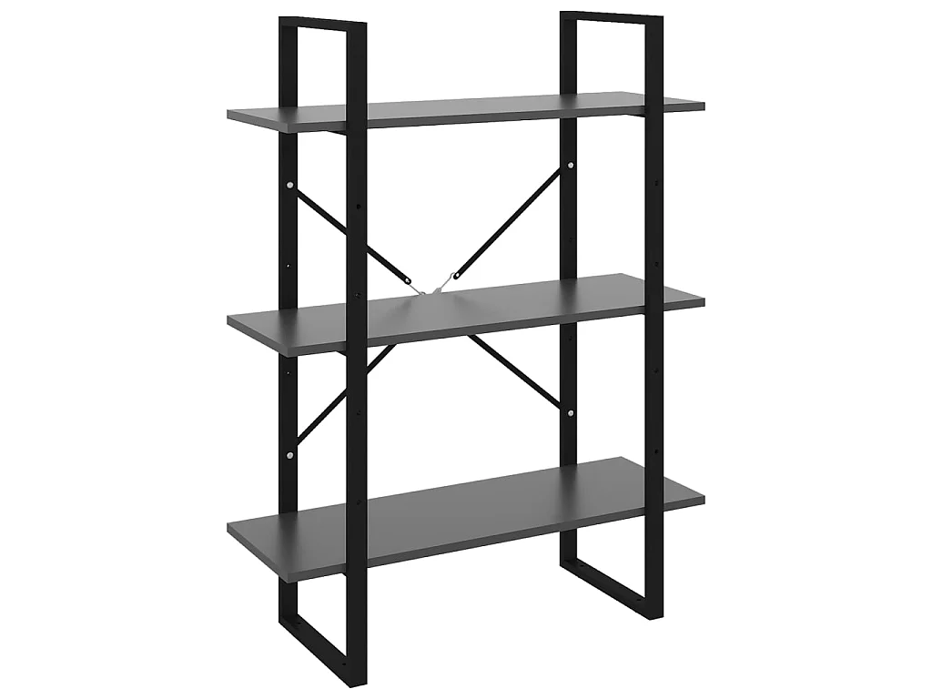 Bibliothèque Gris 80x30x105