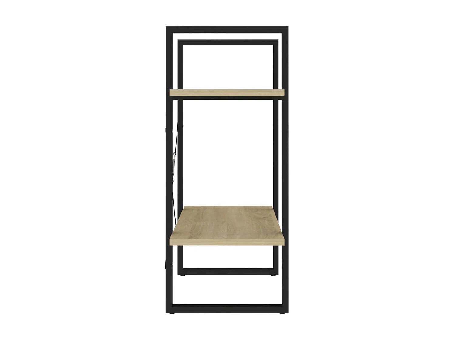 Bibliothèque à 2 niveaux Chêne sonoma 60x30x70