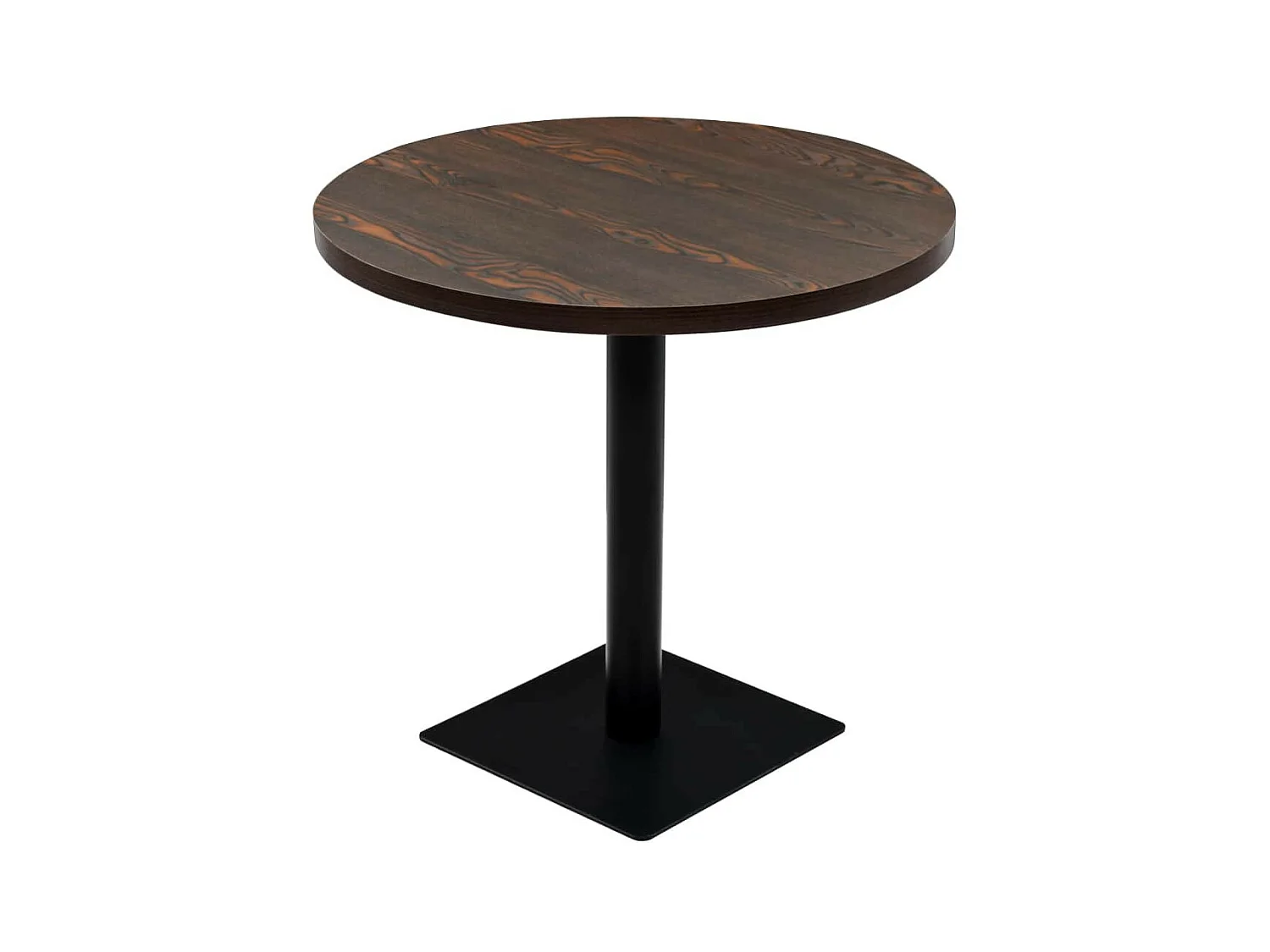 Table de bistrot Frêne foncé Koly 80